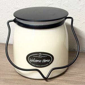NEW Milkhouse Candle Co “Welcome Home” Candle 16 oz Butter Jar Natural Soy